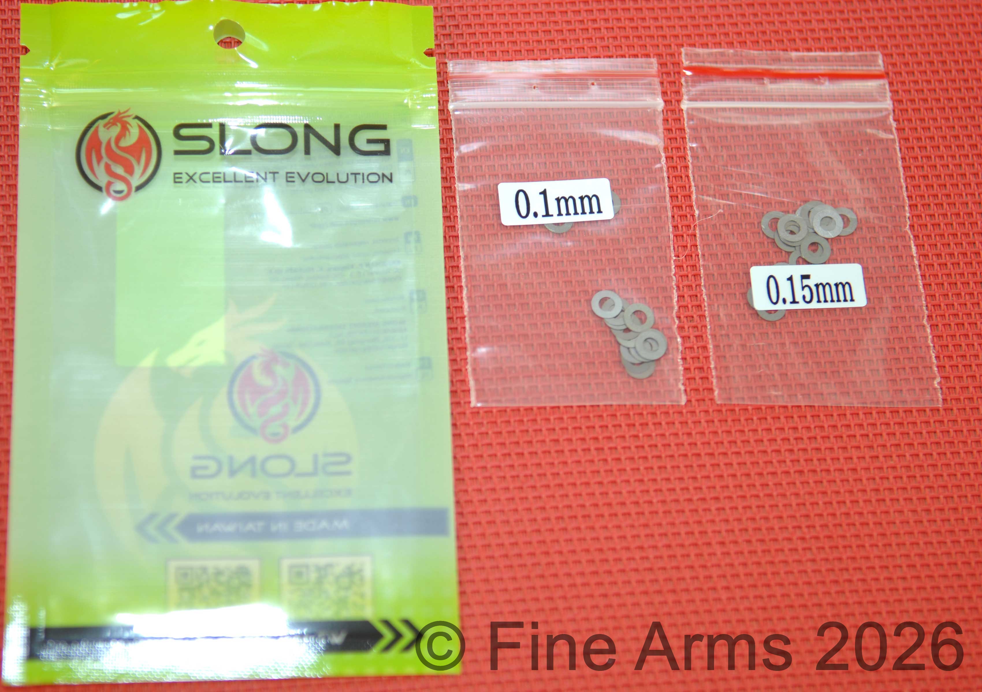 Gearbox Metall shims 0.1 / 0.15mm